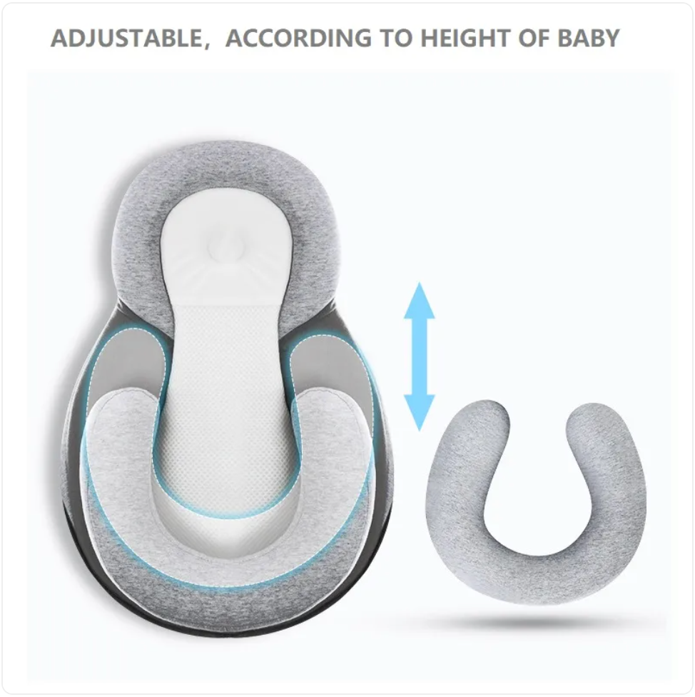 Baby Anti-Spit Up Pillow - Gentle Incline Support for Awake Time